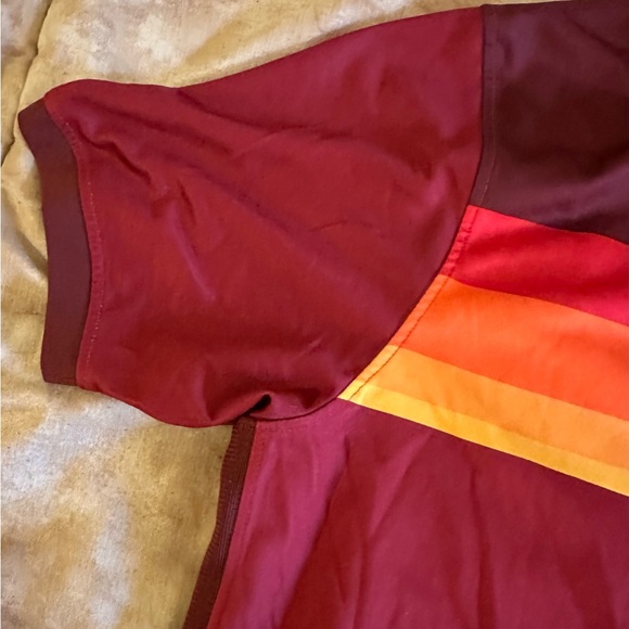 Roma Nike Dri Fit Maroon and Orange Jersey XL - Picture 14 of 15